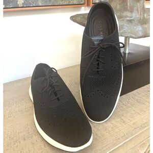 Cole Haan OriginalGrand Stitchlite Wingtip Oxfords Black White Mens 12 12M
